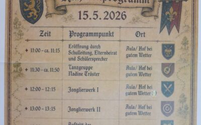 Auf ins Mittelalter- Unser Frühlingsfest 2026